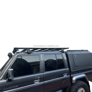 Accesorios de acero inoxidable para camionetas <span class=keywords><strong>Land</strong></span> <span class=keywords><strong>Cruiser</strong></span> Prado LC79, tapas de cama con bloqueo, toldo de techo rígido impermeable para Camper - Product Image 5