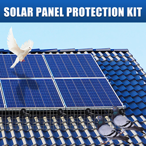 Senershuo - Maille de protection pour panneaux solaires 6 po x 50 pi - Clôture en fil soudé enduit de vinyle noir pour la protection contre les oiseaux et les nuisibles - Product Image 5