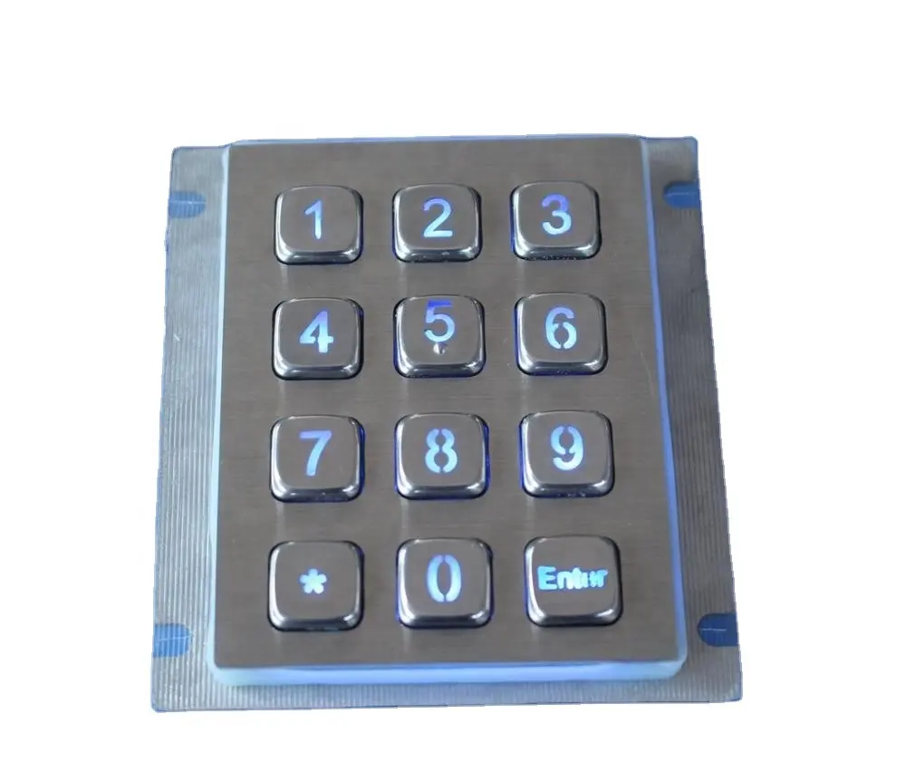 4x3 программируемая клавиатура с usb-подсветкой и промышленной подсветкой