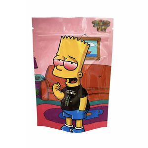 Borse Mylar personalizzate 3.5 con Logo su misura sacchetti Mylar libbra per il confezionamento di fogli di alluminio Stand up Mylar bag - Product Image 3