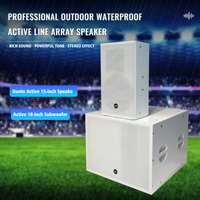 Professionnel actif 15 pouces gamme complète Spekear Audio son système PA Dj Party Bar 18 pouces Subwoofer pour scène extérieure étanche