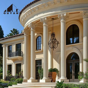 QUYANG stile europeo casa pilastro rotondo Design decorativo colonne romane colonna di marmo per la vendita - Product Image 6