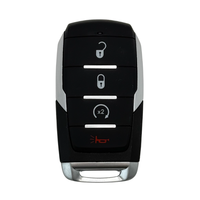 Casing Kunci Mobil Pengganti Smart Auto Key 4 Tombol Grosir untuk Kendaraan Dodge RAM