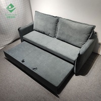 Großhandel Moderne Übergroße Rückenlehnen-Kissen Faltbares Konvertierbares Sofa Etagenbett Ausziehbares Schlafsofa