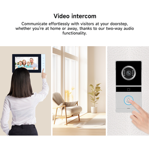 Chất lượng tốt 7-inch màn hình Video hệ thống <span class=keywords><strong>intercom</strong></span> HD 1080P máy ảnh thông minh chuông cửa cho an ninh nhà - Product Image 2