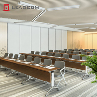 Table de formation pliable LEADCOM LS-414 Series, table de réunion escamotable et empilable pour bureau et séminaire
