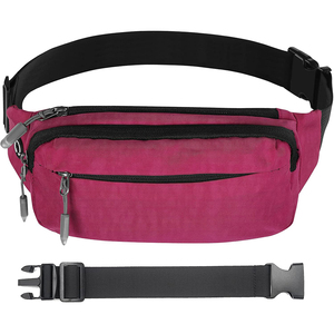 Muestra gratuita: Riñoneras de estilo urbano casual para mujer con gran capacidad, bolsos de hombro cruzados y bandoleras de nailon. - Product Image 1