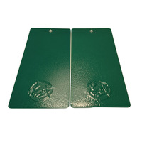 Revêtement en poudre polyester vert forêt orange peel pour quincaillerie et meubles d'extérieur