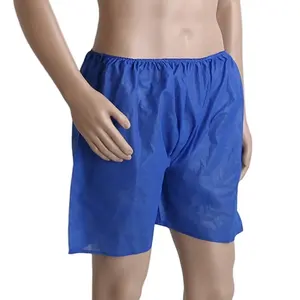 Cueca boxer masculina descartável, azul super grosso