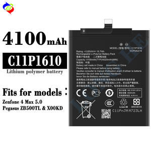 Batterie li-ion de téléphone portable numérique C11P1610 pour remplacement de batterie <span class=keywords><strong>ASUS</strong></span> <span class=keywords><strong>Zenfone</strong></span> 4 Max Pegasus 3.85V 4100mAh - Product Image 2
