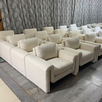 Sillón de Diseño Nórdico para Sala de Estar, Sillón Boucle para Comedor, Sillón Moderno Color Crema Blanco para el Hogar