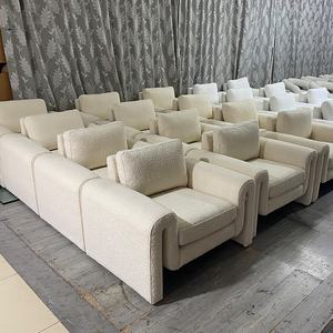 Salon design nordique <span class=keywords><strong>Poltrone</strong></span> Sala Pranzo Boucle <span class=keywords><strong>canapé</strong></span> fauteuil moderne crème blanc Teddy fauteuil de salon pour la maison - Product Image 6