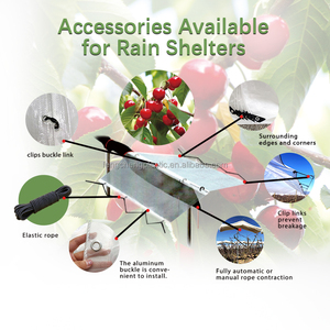 Bâche de protection contre la pluie d'arbre de verger HDPE pour la couverture imperméable de pluie de culture fruitière - Product Image 2