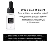 Fard à paupières longue tenue Duraline Vegan et Cruelty-Free, formule poudre liquide à mélanger pour maquillage waterproof avec paillettes, marque distributeur