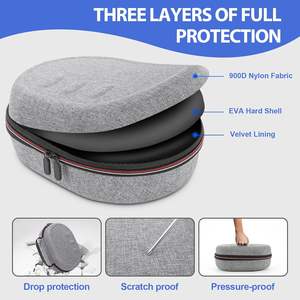 Sac de transport portable avec fermeture éclair, en EVA, pour Meta <span class=keywords><strong>Quest</strong></span> VR3 3VR Oculus <span class=keywords><strong>Quest</strong></span> 3 - Product Image 5
