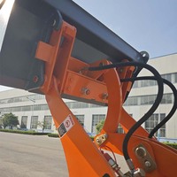 400kg Mini CE piccola pala Bucekt batteria ruota caricatore elettrico