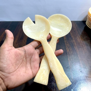 Cuchara de Servir de Resina de 10 ml con Mango Largo, Elegante, Reutilizable y Ecológica, Utensilio de Cocina para Buffet, Restaurante, Hotel, Servicio a Domicilio - Product Image 1