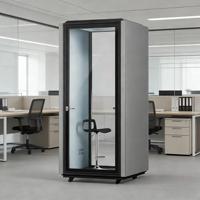 Cabine de travail insonorisée pour bureau, cabine silencieuse modulaire, pièce acoustique personnalisable, directement de l'usine, pour une concentration optimale