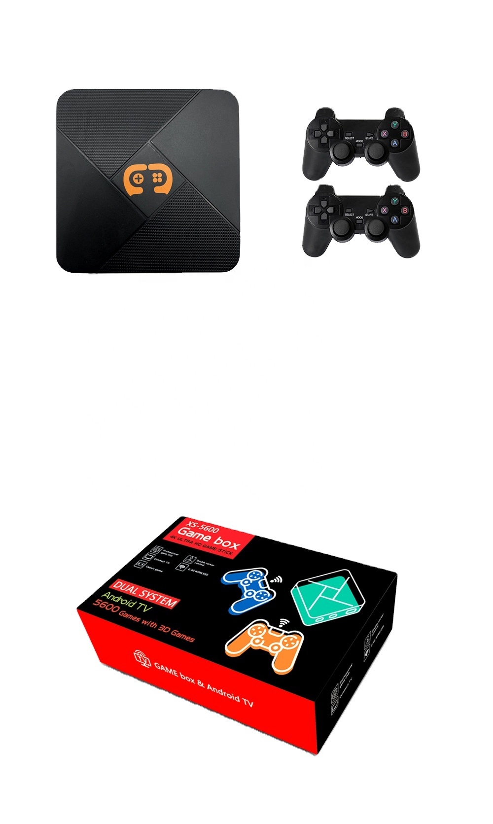 N64 5600 Game Console - Retro Gaming with 4K Android TV Box
