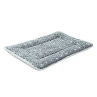 Tapis de luxe moderne en dentelle pour animaux de compagnie, couverture douce en flanelle, lit antidérapant, coussin imprimé pour chiot, chat, chien, sofa en vrac