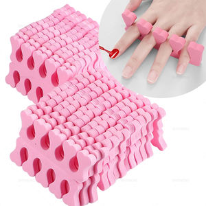 SHI SHENG Pink Soft Sponge Finger Toe Separator para Nail Art Practice Manicure Pedicure Divisor Holder Gel UV Polish Tools Foam - Product Image 4