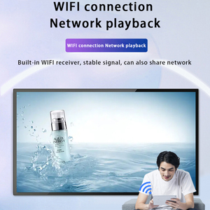 Monitor de Pantalla Táctil LCD de 55 Pulgadas Súper Ancho para Publicidad, Panel de Pantalla Táctil para Montaje en Pared, Máquina de Publicidad para Centros Comerciales - Product Image 3