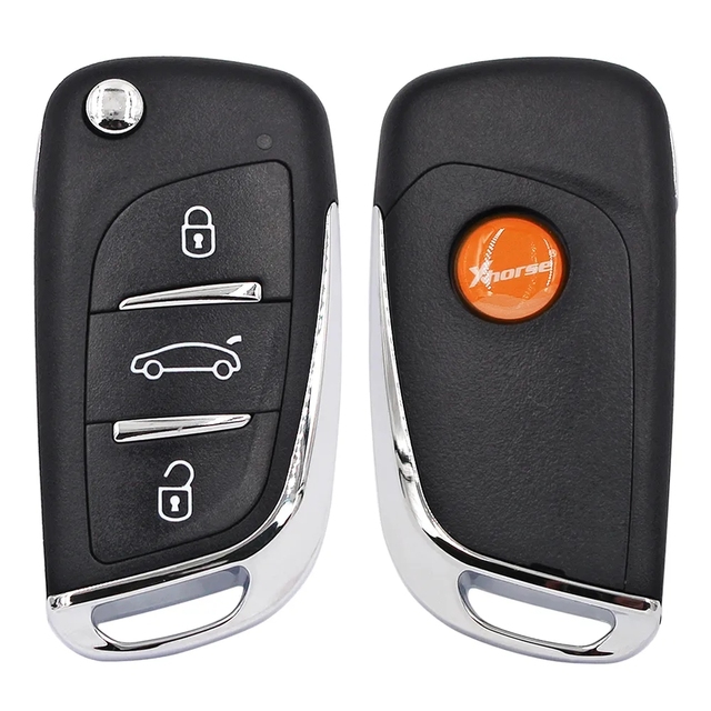 Universal 4 Button Car Remote Key Fob 433.92MHz Compatible with VVDI Programmer Tool