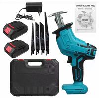 Scie alternative électrique industrielle sans balais 21V de style militaire pour la découpe du bois et du métal, usage domestique DIY, batterie au lithium