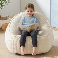 Hochwertiger Cord-Sitzsack für Kinder, Weicher Sitzsack-Sessel zum Lesen
