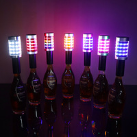 Bâton lumineux LED étanche à interrupteur à bouton-poussoir avec lumière réutilisable pour fêtes et bars