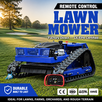 Tondeuse à gazon professionnelle télécommandée pour usage domestique, conception durable, garantie 1 an, machine à couper l'herbe CE Euro 5 EPA