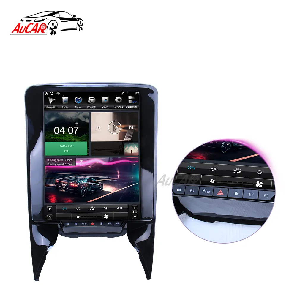 AuCAR Android DVD Player Handsfree Car Radio für <span class=keywords><strong>Lamborghini</strong></span> Gallardo LP 570-4 LP 560-4 LP550-2 Stereo GPS navigation Car Video