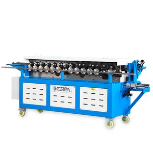 Rectangular Air Pipe Duct Tdf Flange Forming Machine With Clip Cutting
