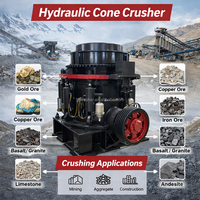 Concasseur à cône hydraulique multicylindre à haute efficacité, concasseur secondaire pour la production d'agrégats de granit et de basalte en carrière