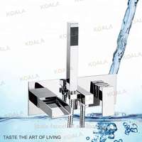Robinet de douche cascade électrique à poignée unique Koala China en laiton chromé avec garantie de 5 ans, design moderne