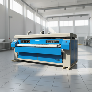Machine à repasser industrielle entièrement automatique à vapeur au gaz/GPL, <span class=keywords><strong>largeur</strong></span> de repassage 1500-3300 mm, garantie de 2 ans, certifiée ISO - Product Image 1