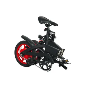 Bicicleta Plegable Premium para Mujer de 14 Pulgadas, Cuadro de Acero, Motor sin Escobillas de 250/500W en el Buje Delantero, Batería de Litio con Autonomía de 60 km, Certificación CE ISO - Product Image 1