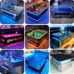 Fashionable Design Led <strong>Square</strong> <strong>Table</strong> for Sales <strong>Bar</strong> Nightclub Cocktail Light up Furniture - Product Image 3