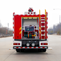 Nouveau camion de pompiers industriel HOWO pour la lutte contre les incendies, avec réservoir d'eau de 2-3 tonnes et réservoirs de mousse de 8-12 tonnes, pour la protection incendie des usines et des parcs