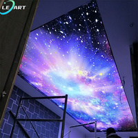 Diseños de Techo Pop LeArt para Vestíbulo, Foto 3D, Diseños de Plafón con Ilusión Óptica