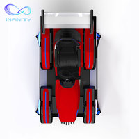 Simulador de Carreras VR F1 Operado con Monedas, Máquina de Movimiento Dual para Motocicleta y Auto, para Centros de Entretenimiento y Arcade