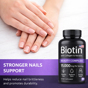 Cápsulas de Biotina, Queratina <span class=keywords><strong>y</strong></span> Colágeno de Marca Privada, Cápsulas Orgánicas de Biotina <span class=keywords><strong>para</strong></span> <span class=keywords><strong>Cabello</strong></span>, <span class=keywords><strong>Piel</strong></span> <span class=keywords><strong>y</strong></span> <span class=keywords><strong>Uñas</strong></span>, Vitaminas, <span class=keywords><strong>Suplemento</strong></span> de Biotina - Product Image 4