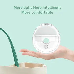Pompa ASI Portabel untuk Bayi, Pompa ASI Portabel LED Pintar Tanpa Rasa Sakit Bebas Genggam