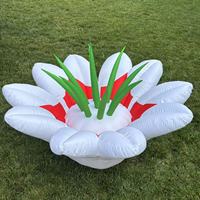 Modèle de décoration de fête sur le thème des fleurs gonflables de haute qualité, personnalisable, grandes formes gonflables sur mesure