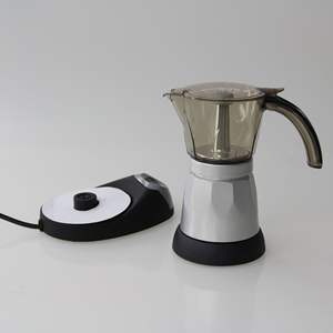Cafetière électrique 300ml, prise ue, en acier inoxydable, expresso, moka, cafetière, <span class=keywords><strong>percolateur</strong></span>, outils, filtre, Geyser - Product Image 3