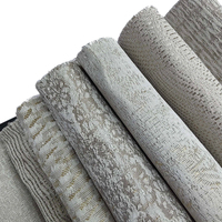 Nouveau Tissu Jacquard Occultant à 100% pour Rideaux, Décoration Intérieure, Rouleau de Tissu Tissé Teint en Fil pour Salon