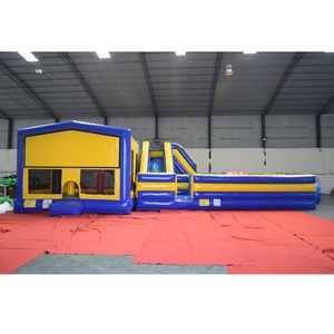 Brincolín Inflable 2 en 1 con Pista de Obstáculos, Juegos de Carreras de Obstáculos Comerciales para Parques de Obstáculos - Product Image 2