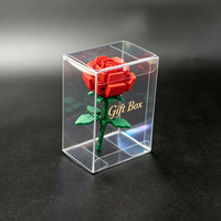 Boîte d'emballage en plastique PET transparente pliable sur mesure pour café, jus, thé - Boîte de présentation cadeau recyclable
