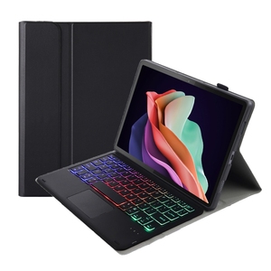 Custodia in pelle Ultra-sottile con retroilluminazione posteriore rimovibile USB per <span class=keywords><strong>Huawei</strong></span> <span class=keywords><strong>MatePad</strong></span> <span class=keywords><strong>11</strong></span> 2023 AHW13-AS Texture Touchpad nuovo - Product Image 1