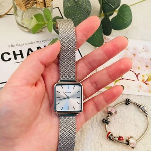 Reloj Cuadrado Personalizado Vintage BESSERON para Mujer, Números Personalizados, Acero Inoxidable, Resistente al Agua, Cuarzo, Esfera Árabe a la Moda - Product Image 3